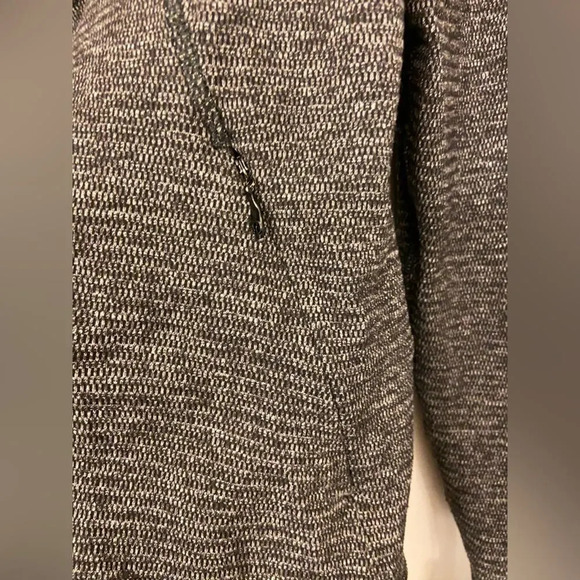 Lululemon Think Fast Pullover Heathered Herringbone Black Size 6 - Picture 5 of 9